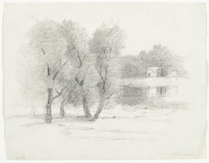 Maisema, 1800-luvun loppu - 1900-luvun alku tekijältä John Henry Twachtman