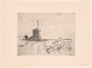Mylly Hollannissa tekijältä John Henry Twachtman