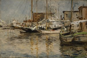 Osteriveneitä, North River tekijältä John Henry Twachtman