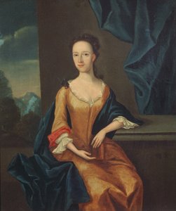 Rouva Thomas Freame (1704-n. 1751) alkuperäisen Sir Godfrey Knellerin ajatuksen mukaan, n. 1742