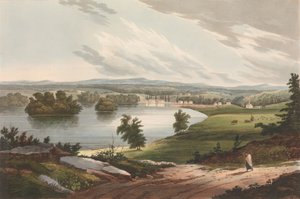 Fort Edward nro 10 Hudson River Portfoliosta, 1822-23.