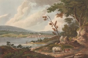 Newburg [Newburgh] nro 14 Hudson River Portfoliossa, 1825.