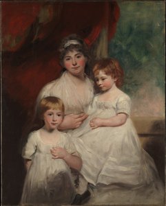 John Gardenin vaimo (Ann Garden, 1769–1842) ja hänen lapsensa, John (1796–1854) ja Ann Margaret (s. 1793)
