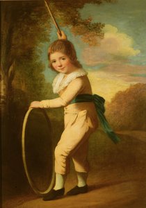 Mestari William Morganin muotokuva vanteella ja kepillä tekijältä John Hoppner