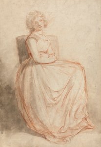 Tutkimus istuvasta naisesta tekijältä John Hoppner