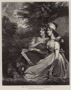 Sir T Franklandin tyttäret tekijältä John Hoppner