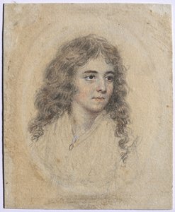Anna Maria Woolfin muotokuva, os. Smart, n. 1785.