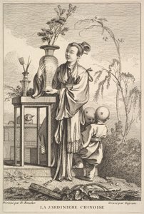 Kiinalainen puutarhuri, 1741-63.