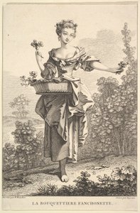 The Flower Girl Fanchonette, 1741-63.