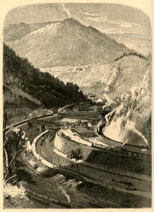 "Mauch Chunk and Mount Pisgah", 1872.