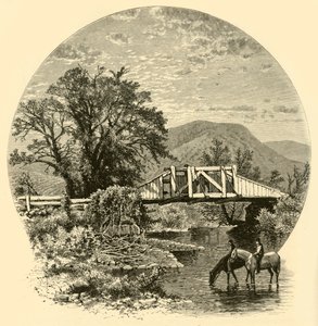 "Old Bridge, Blackberry River, lähellä Kanaania", 1874.