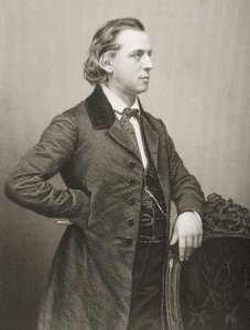 Henry Ward Beecher (1813-1887), kaiverrus D.J. Pound valokuvasta, Lontoossa 1860 julkaistusta The Drawing-Room of Eminent Personages, Volume 2 tekijältä John Jabez Edwin Paisley Mayall