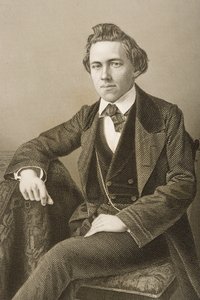 Paul Charles Morphy (1837-84), kaiverrus D.J. Pound valokuvasta, Lontoossa 1860 julkaistusta The Drawing-Room of Eminent Personages, Volume 2 tekijältä John Jabez Edwin Paisley Mayall