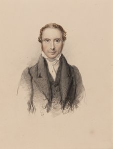 Samuel Proutin muotokuva, noin 1820 (wc paperille).