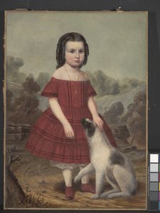 Alice Lyonsin muotokuva, noin 1855 (öljy kankaalle) tekijältä John Jacob Hegler