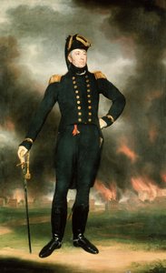 Kontra-amiraali Sir George Cockburn (1772-1853), noin 1817 (öljy kankaalle). tekijältä John James Halls