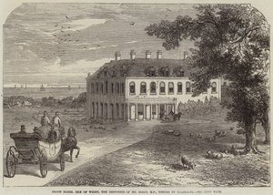 Brook House, Isle of Wight, kansanedustaja Seelyn asuinpaikka, jossa Garibaldi vieraili