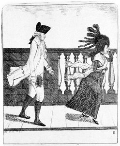 James Graham, skotlantilainen pukkilääkäri, 1795.