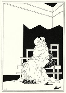 Kuvitus tarinaan Aladdin ja ihana lamppu (litho)