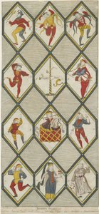 Betley Glass Window - Morris Dancers: kaiverrus, nd [1751-1790] (painettu)
