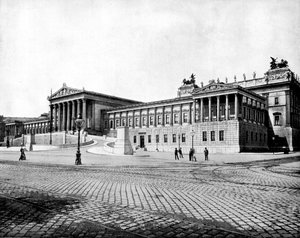 Parlamenttitalo, Wien, 1893. tekijältä John L. Stoddard