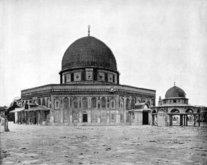 Omarin moskeija, Jerusalem, 1893.