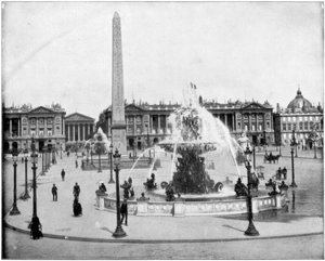Place de la Concorde, Pariisi, 1800-luvun loppu