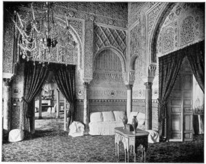 Maria de Padillan salonki, Alcazar, Sevilla, Espanja, 1800-luvun loppu