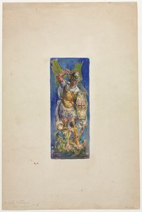 Suunnittelu lasimaalauksille. tekijältä John La Farge