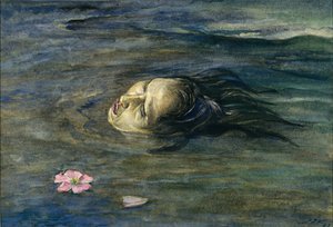 Outo asia Pikku Kiosai Saw in the River, 1897.
