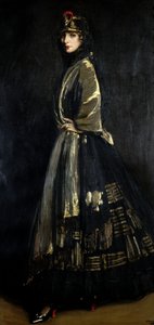 Hazel mustassa ja kullassa, 1916 tekijältä John Lavery