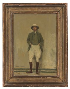 Walter B. Harrisin muotokuva, noin 1907 (öljy kankaalle) tekijältä John Lavery