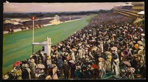 Gold Cup, Ascot, Royal Enclosure tekijältä John Lavery