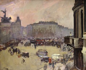 Talviaurinko, Hyde Park Corner tekijältä John Lavery