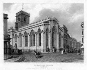 St Martins Church, Carfax, Oxford, 1835.