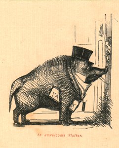 Ei-toivottu vieras, 1897. tekijältä John Leech