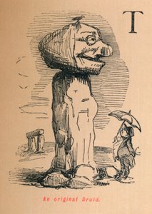 Alkuperäinen druidi, c1860, 1860 tekijältä John Leech