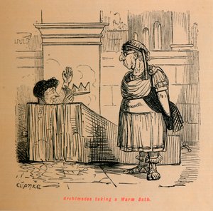 Archimedes lämpimässä kylvyssä, 1852