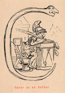 Caesar kirjailijana, 1852 tekijältä John Leech