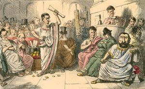 Cicero tuomitsi Catilina tekijältä John Leech