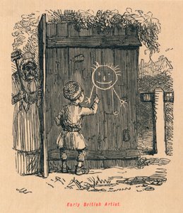 Varhainen brittiläinen taiteilija, c1860, c1860 tekijältä John Leech