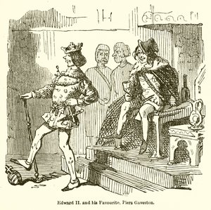 Edward II ja hänen suosikkinsa Piers Gaveston