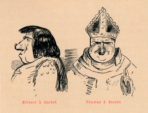 Gilbert a Becket, Thomas a Becket, c1860, c1860 tekijältä John Leech