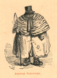 Hackney Coachman, 1897. tekijältä John Leech