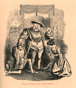 Henry armahtaa nuoren pariskunnan, 1897. tekijältä John Leech