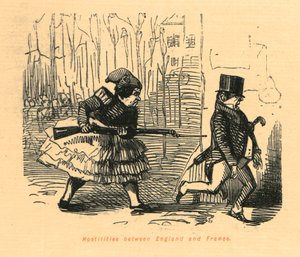 Englannin ja Ranskan väliset vihollisuudet, 1897. tekijältä John Leech