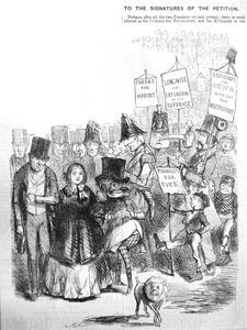 Miltä Chartistien kulkue saattoi näyttää, 1848