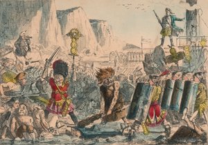 Julius Caesarin maihinnousu, 1850 tekijältä John Leech