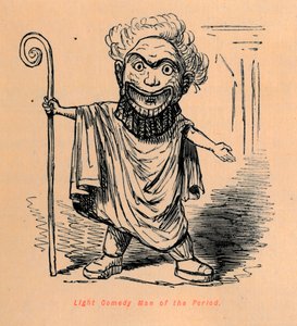 Kevyt komedia Aikakauden mies, 1852 tekijältä John Leech