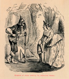 Margaret Anjou tapaa hyväntahtoisen rosvon, tekijältä John Leech